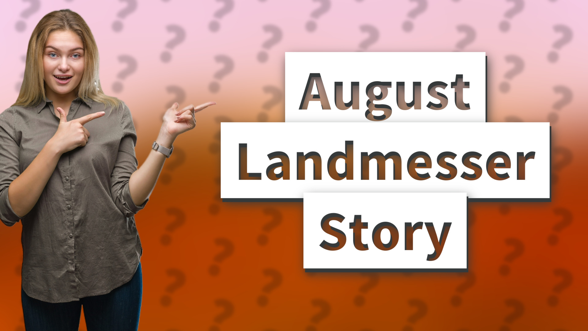 August Landmesser Story