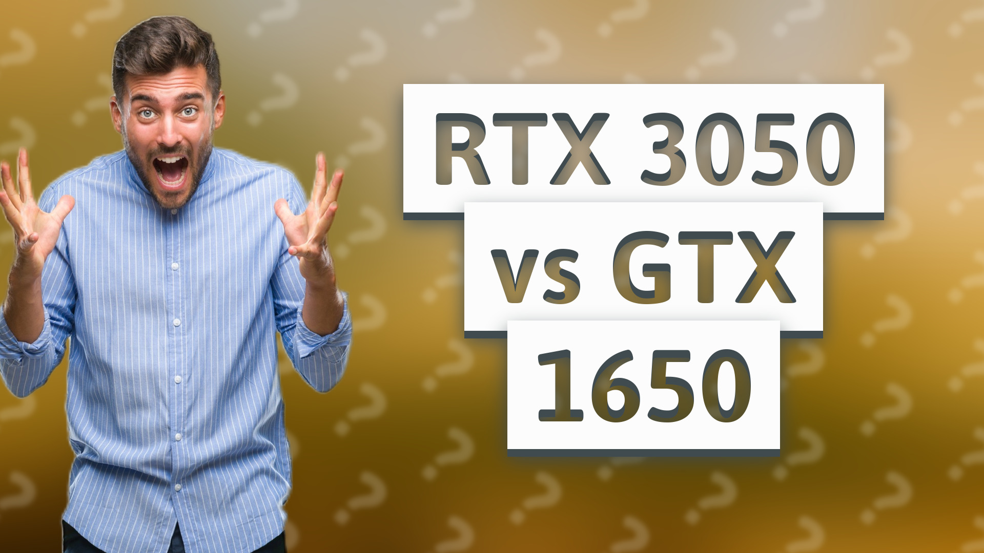 RTX 3050 vs GTX 1650