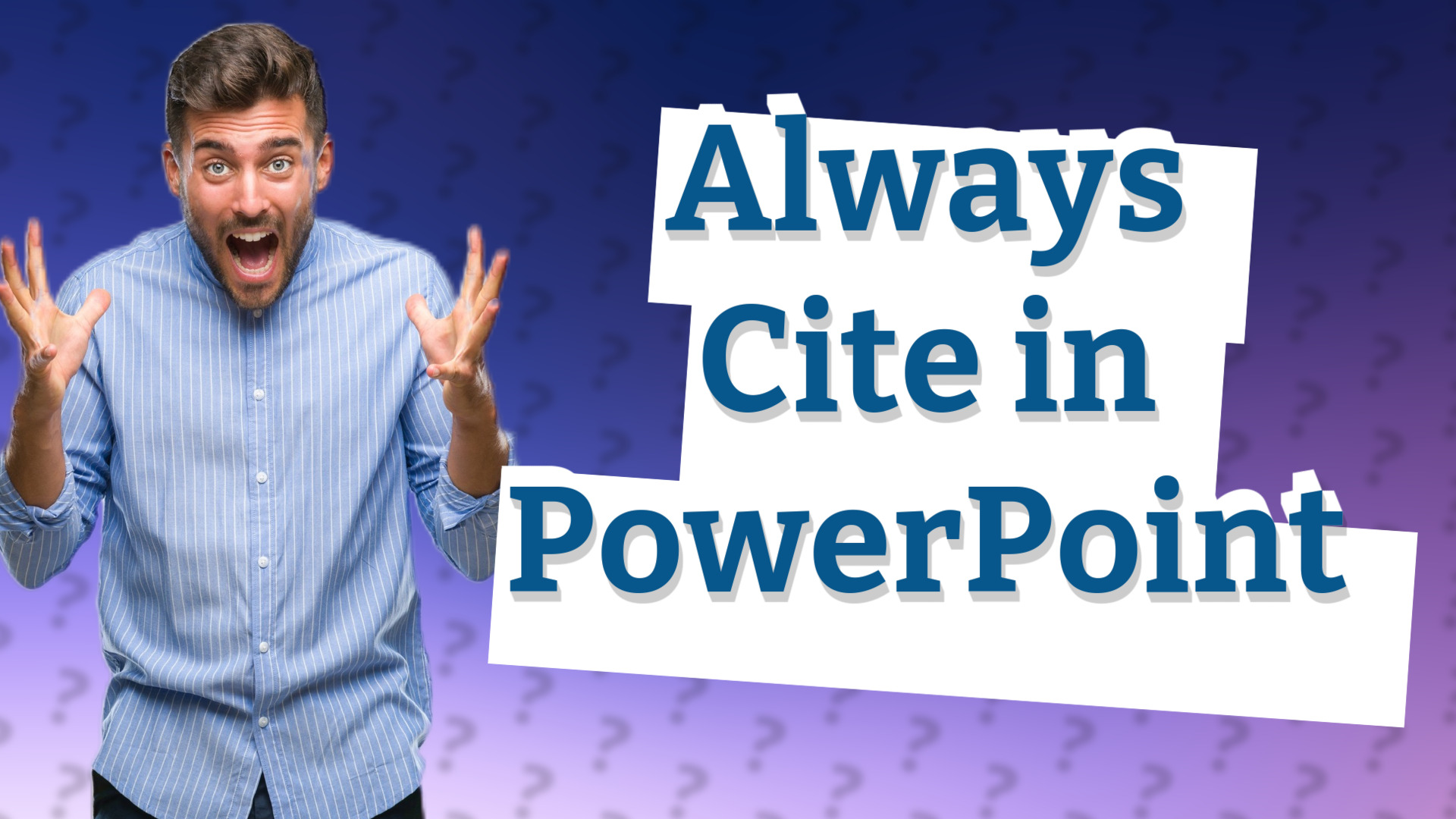 Always Cite in PowerPoint