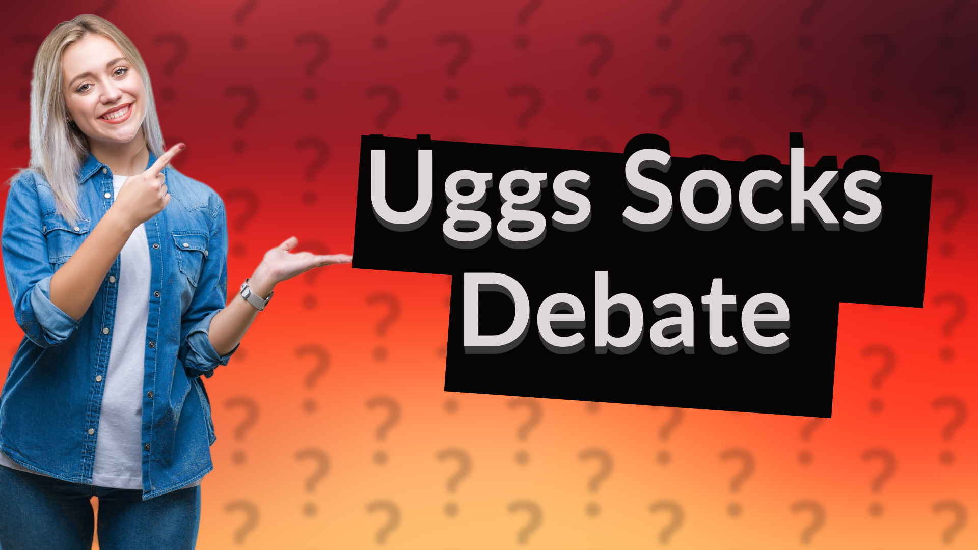 Uggs Socks Debate
