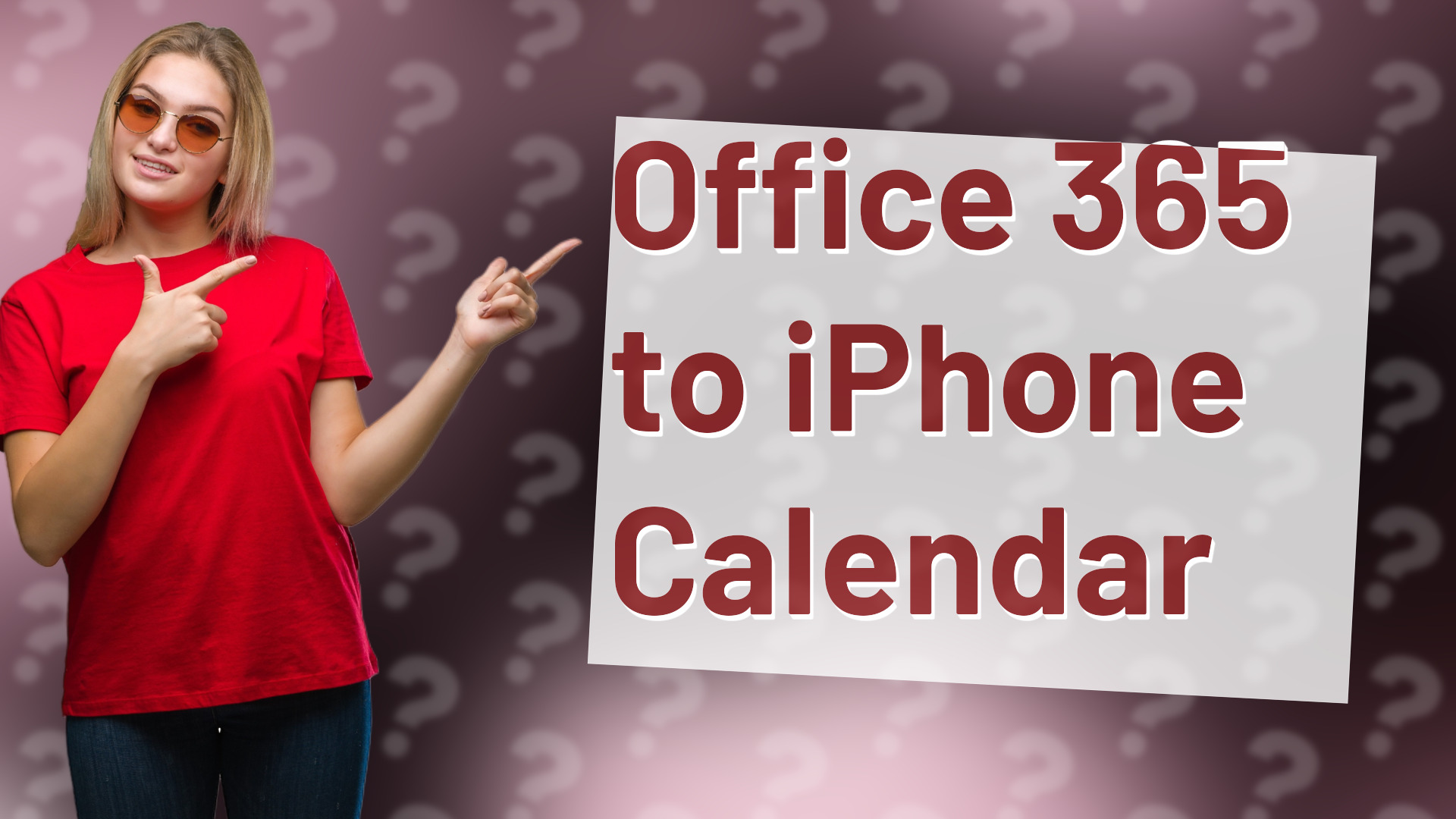 Office 365 to iPhone Calendar