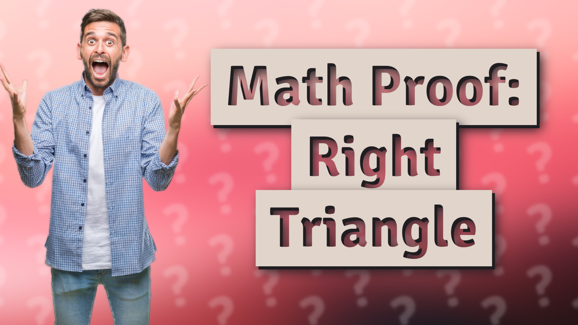Math Proof: Right Triangle