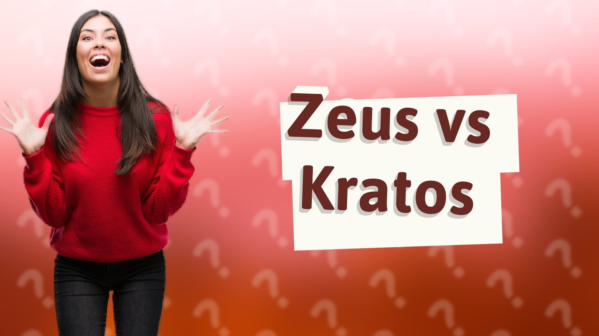 Zeus vs Kratos