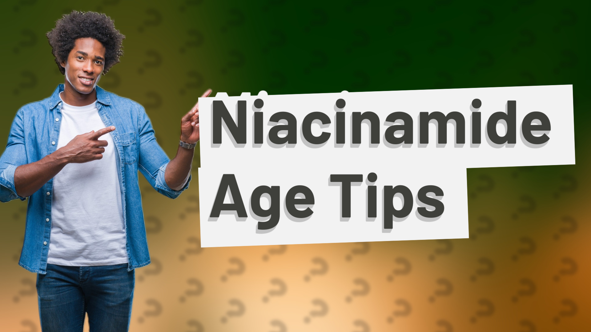 Niacinamide Age Tips