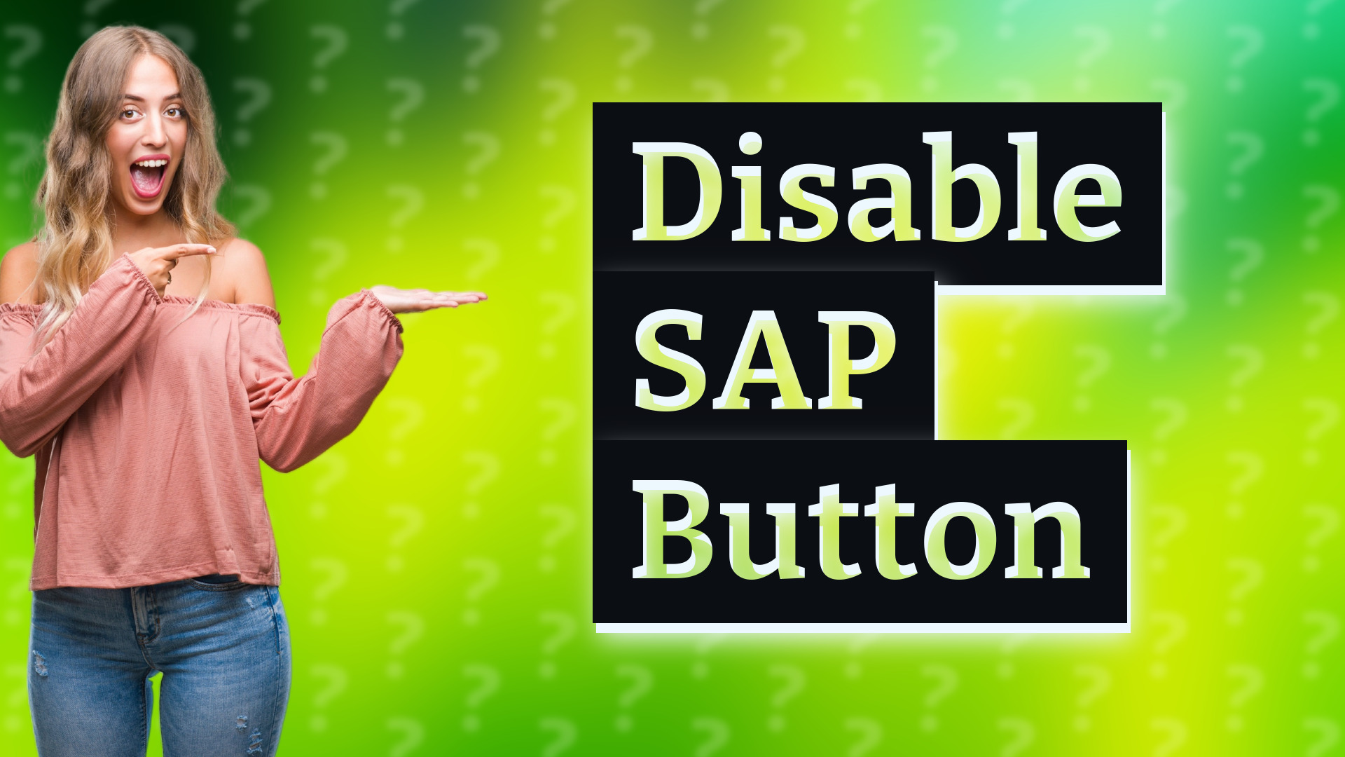 Disable SAP Button