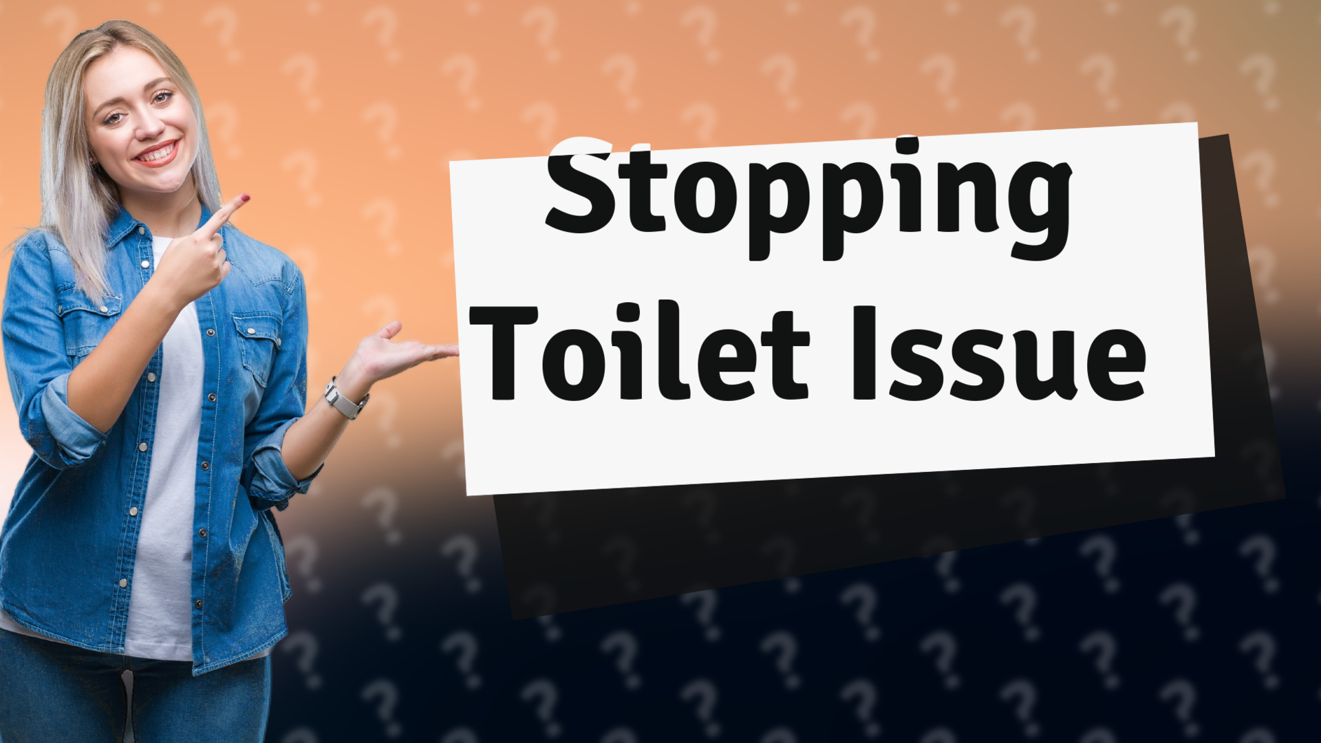 Stopping Toilet Issue