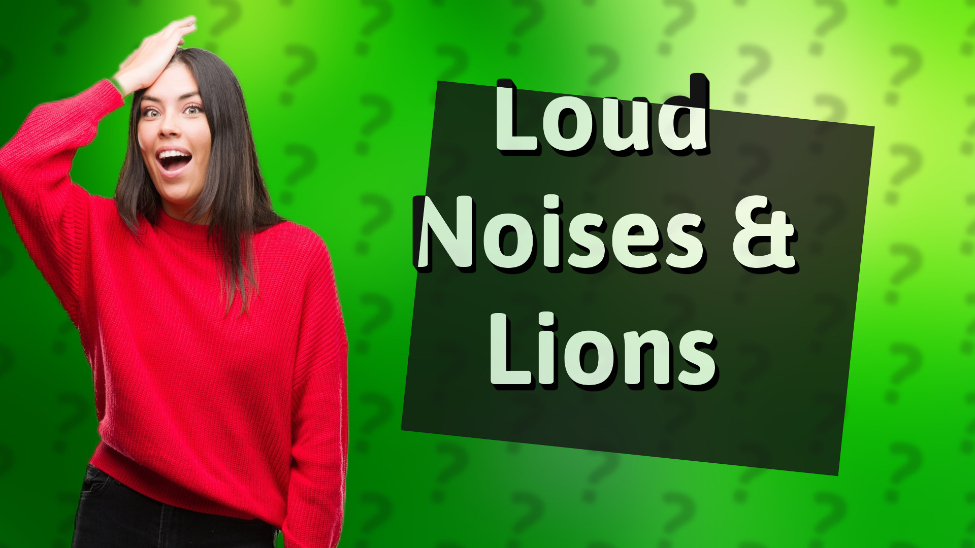 Loud Noises & Lions