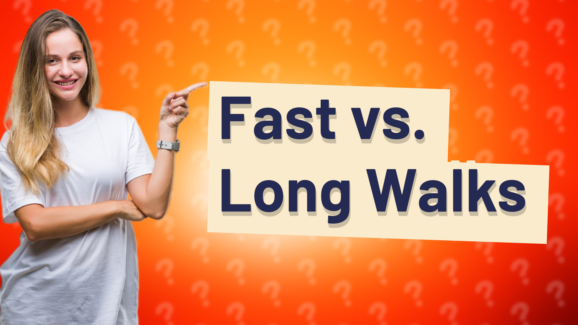 Fast vs. Long Walks