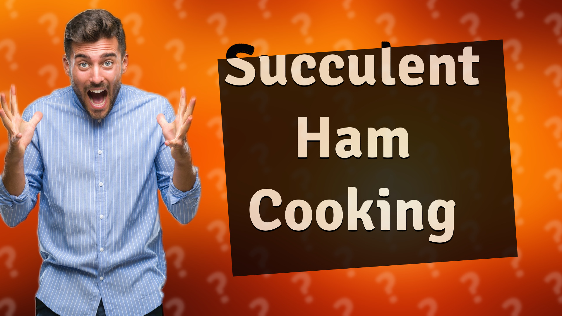 Succulent Ham Cooking
