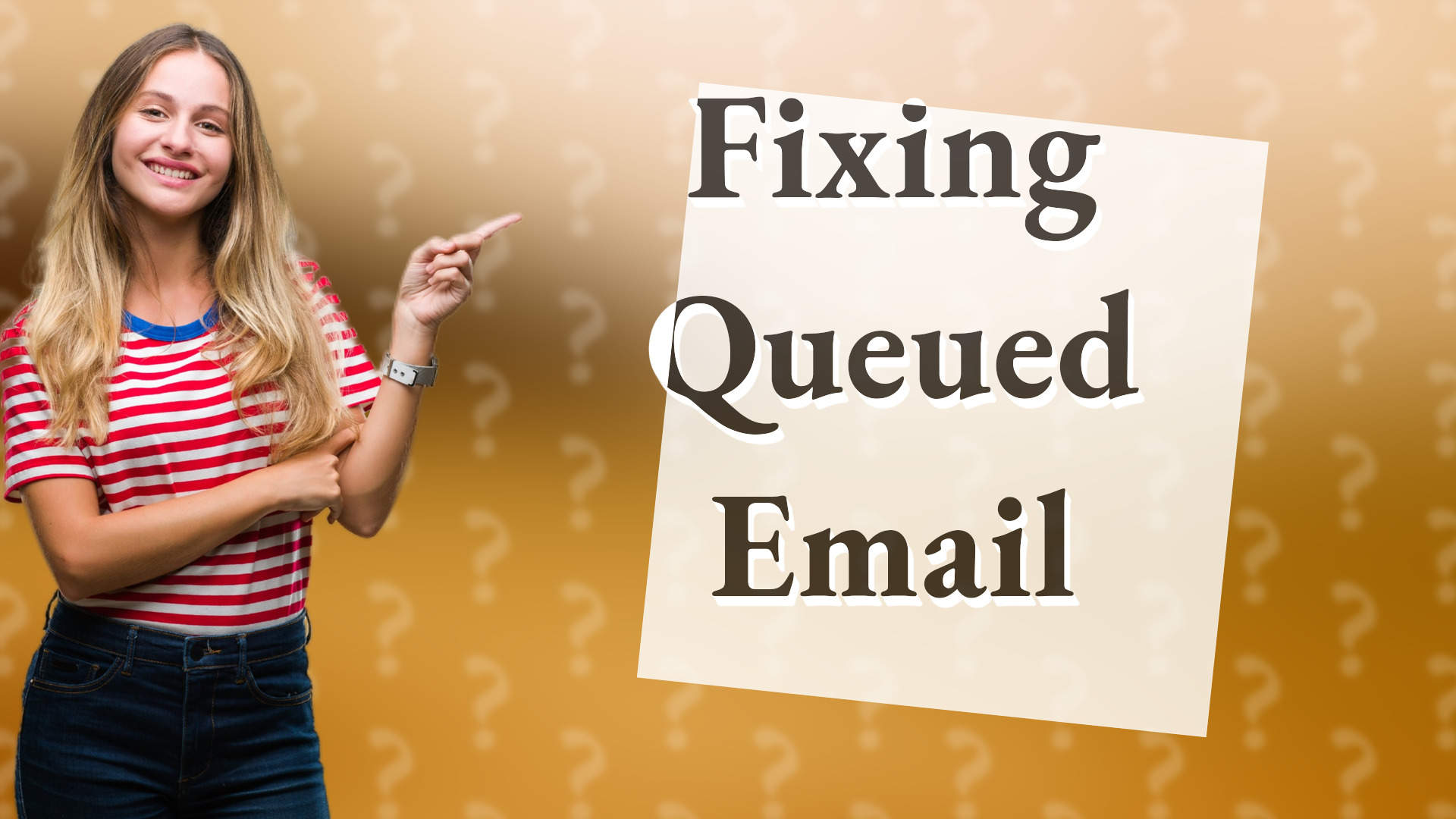 Fixing Queued Email