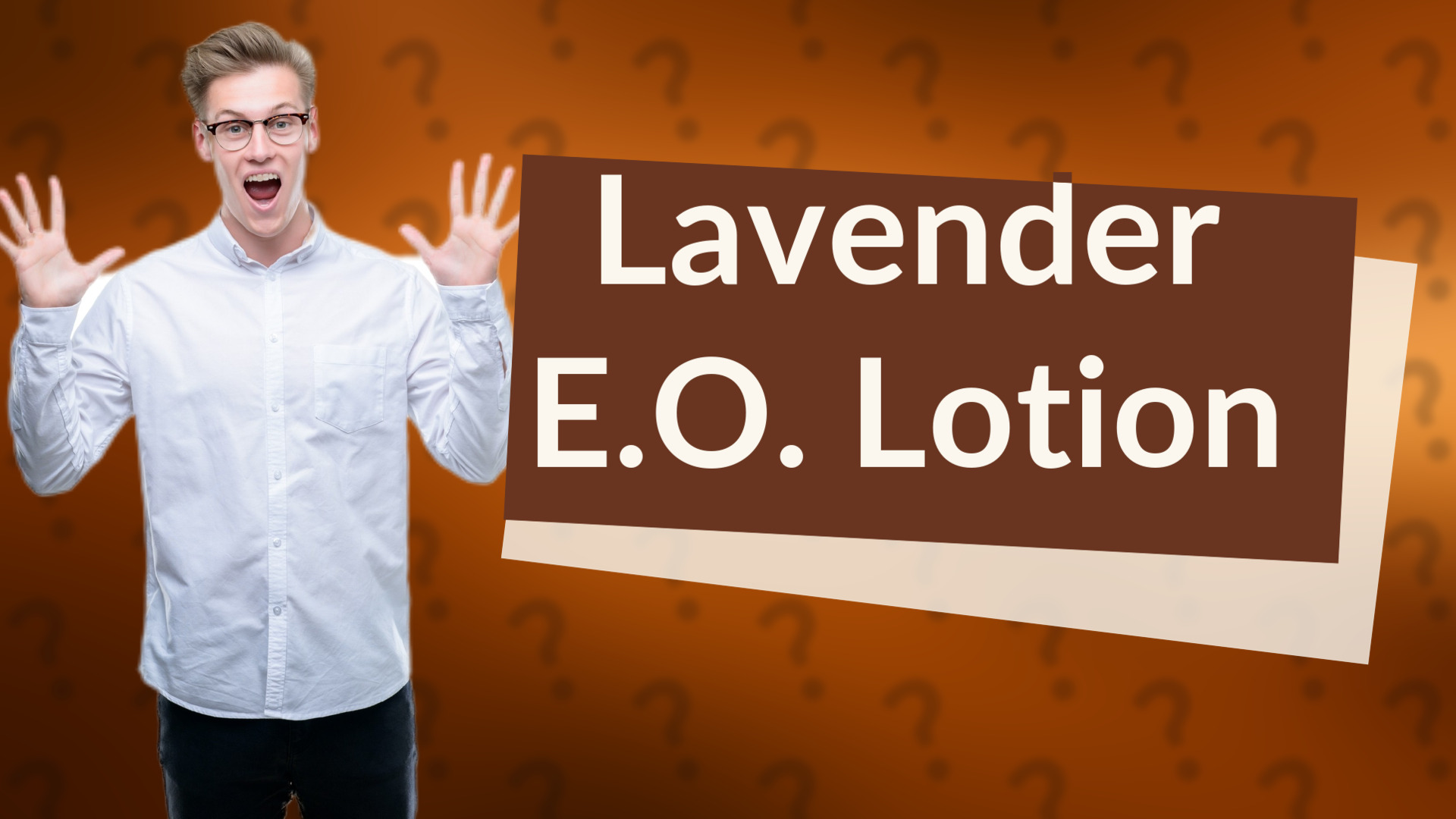 Lavender E.O. Lotion