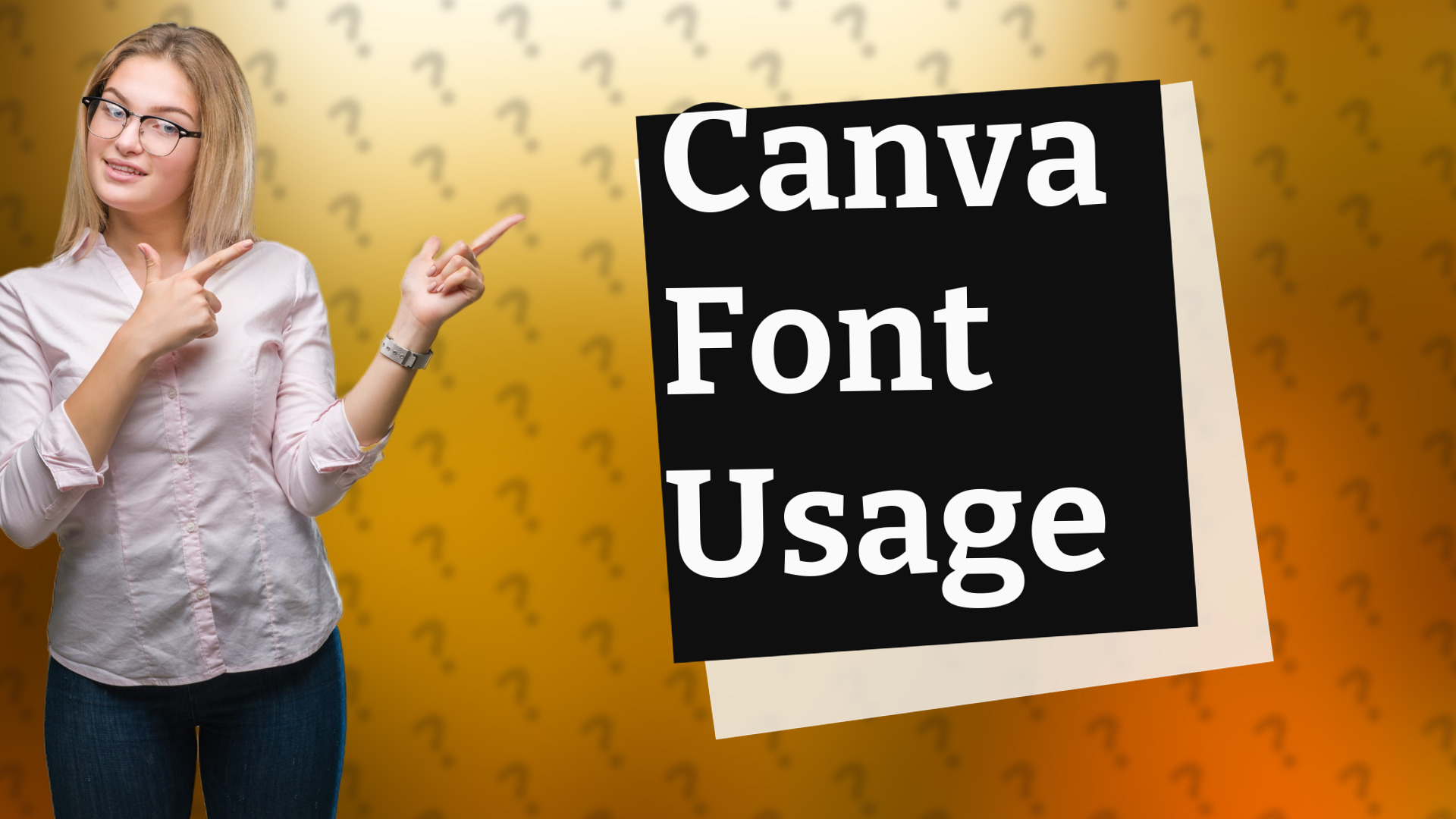 Canva Font Usage