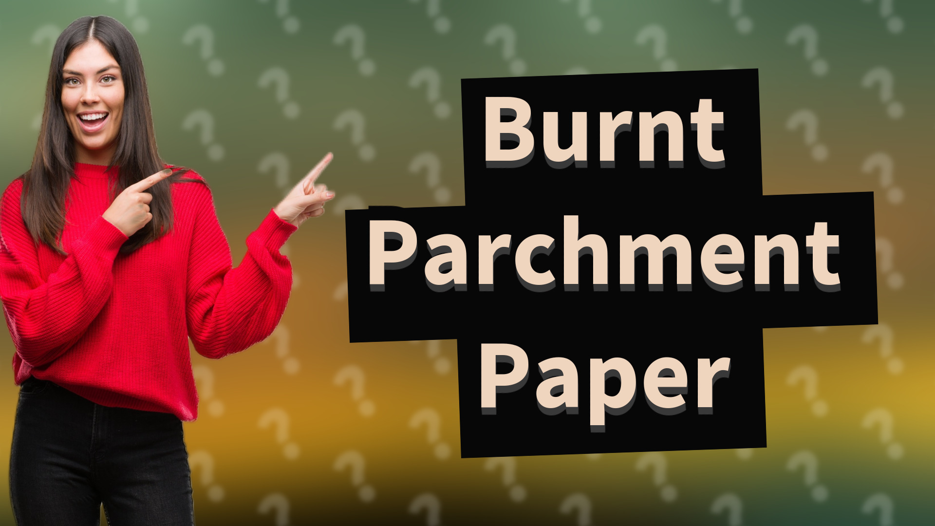 Burnt Parchment Paper