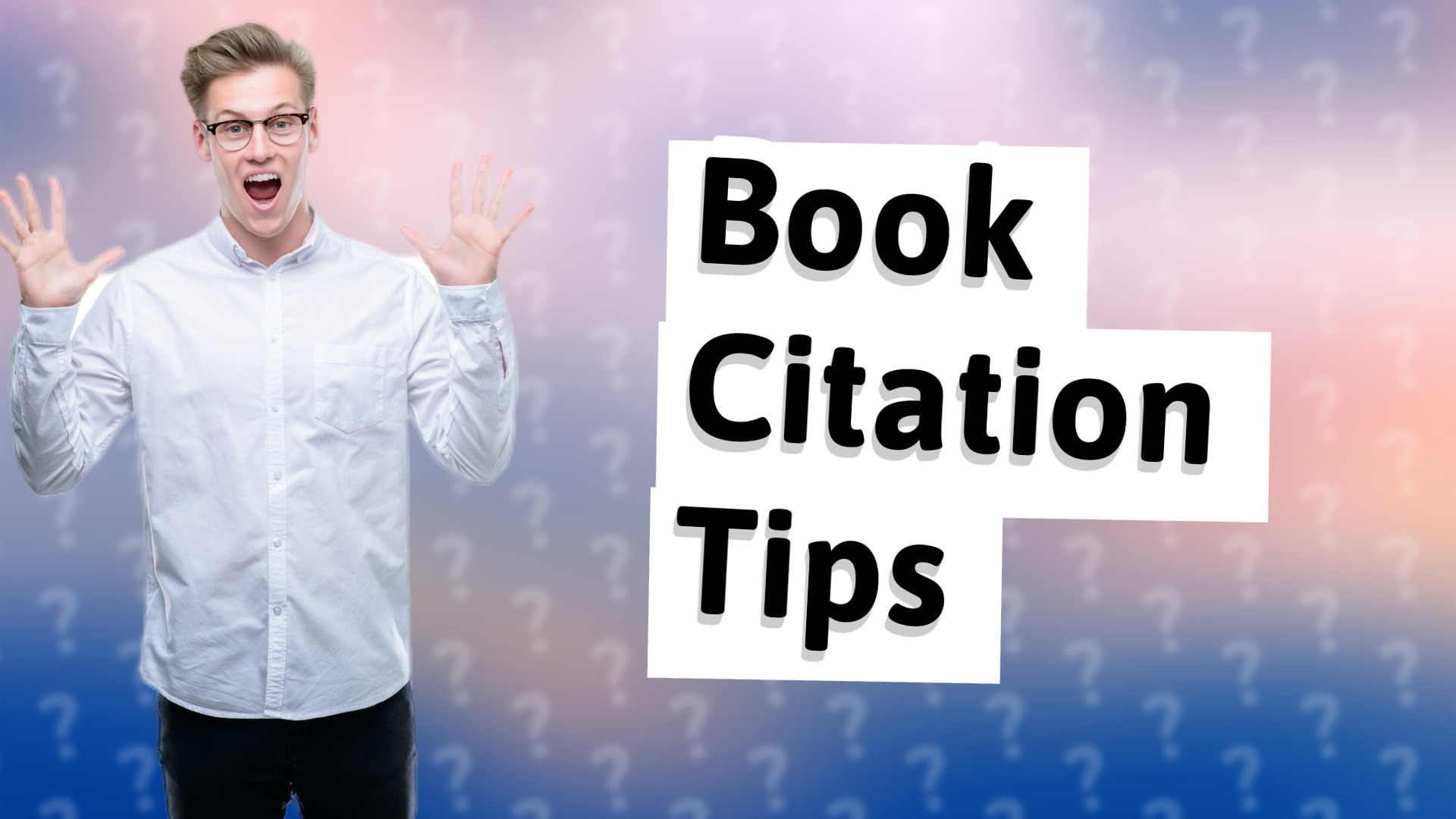 Book Citation Tips