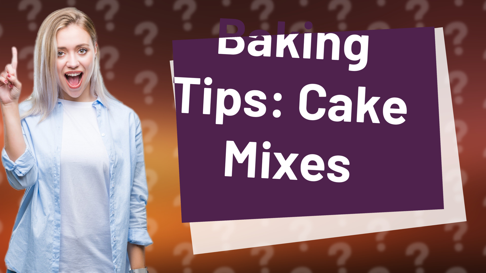 Baking Tips: Cake Mixes