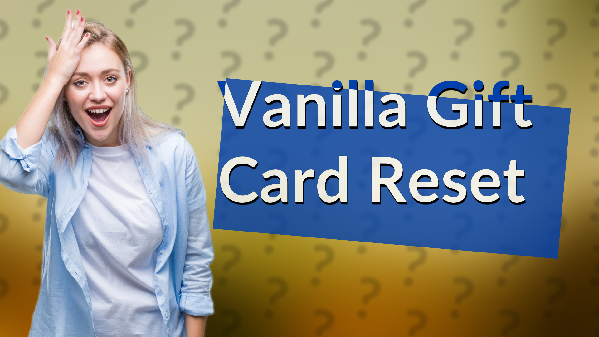 Vanilla Gift Card Reset