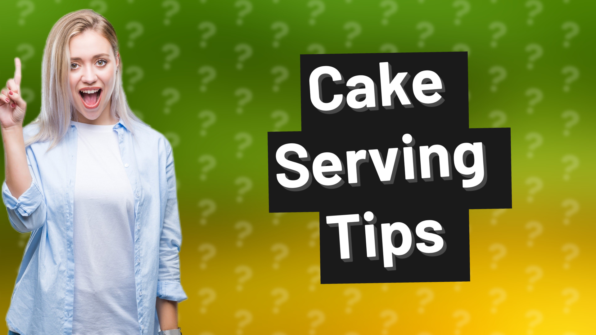 Cake Serving Tips