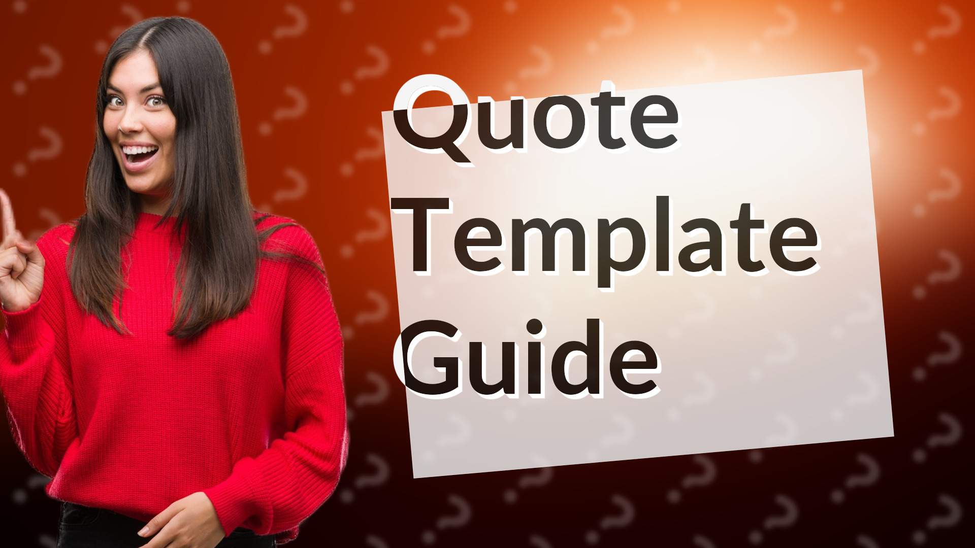 Quote Template Guide