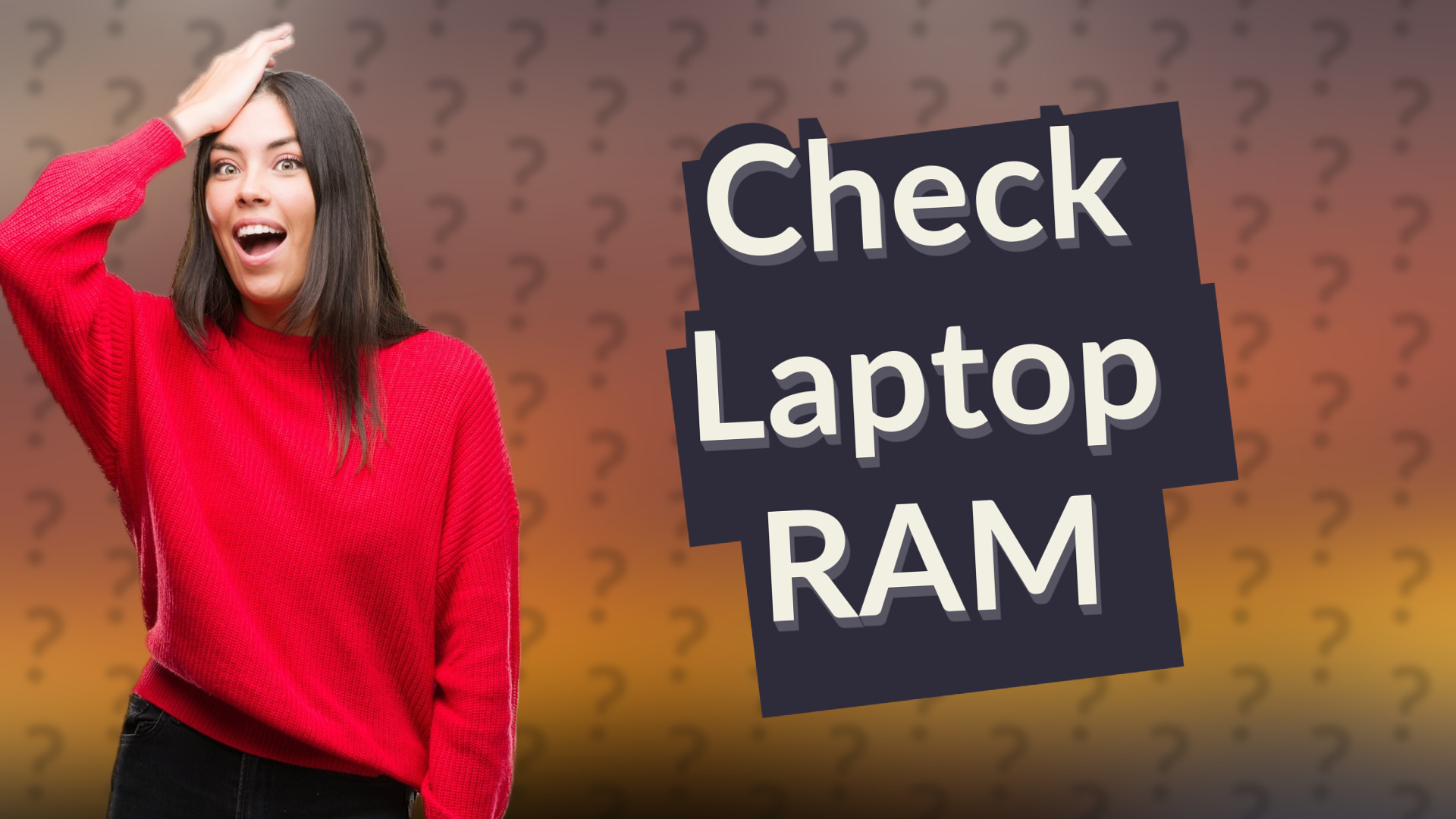 Check Laptop RAM