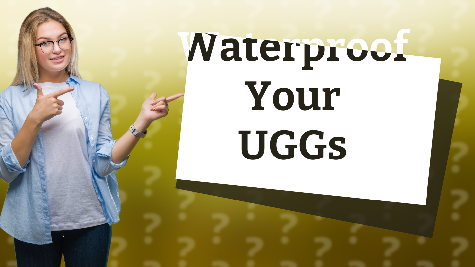 Waterproof Your UGGs
