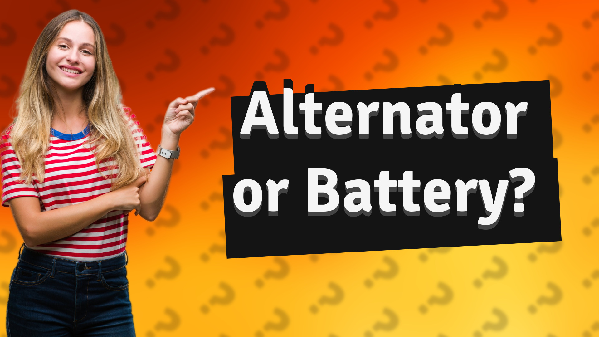 Alternator or Battery?