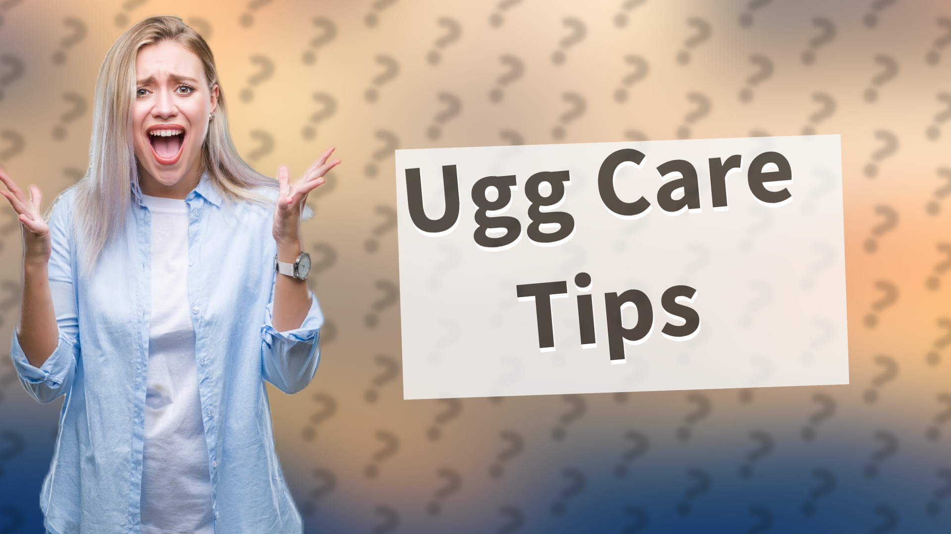Ugg Care Tips