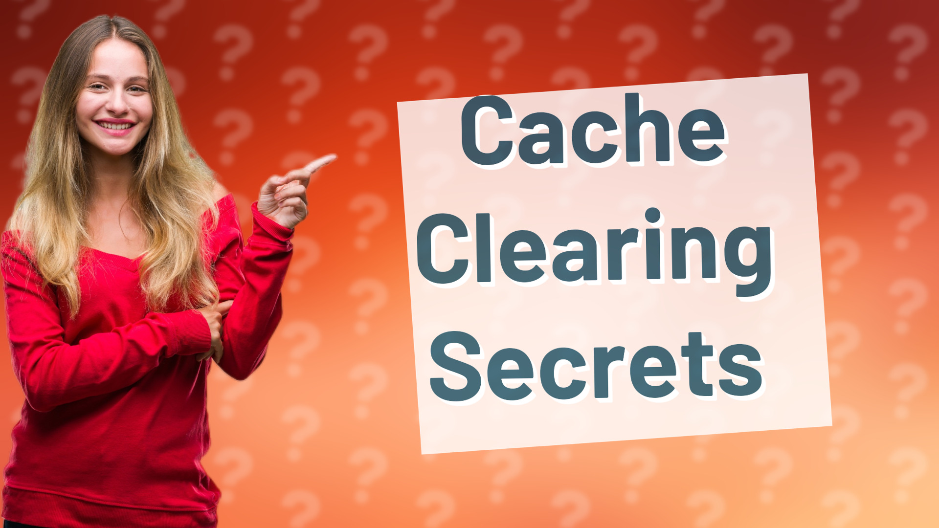 Cache Clearing Secrets