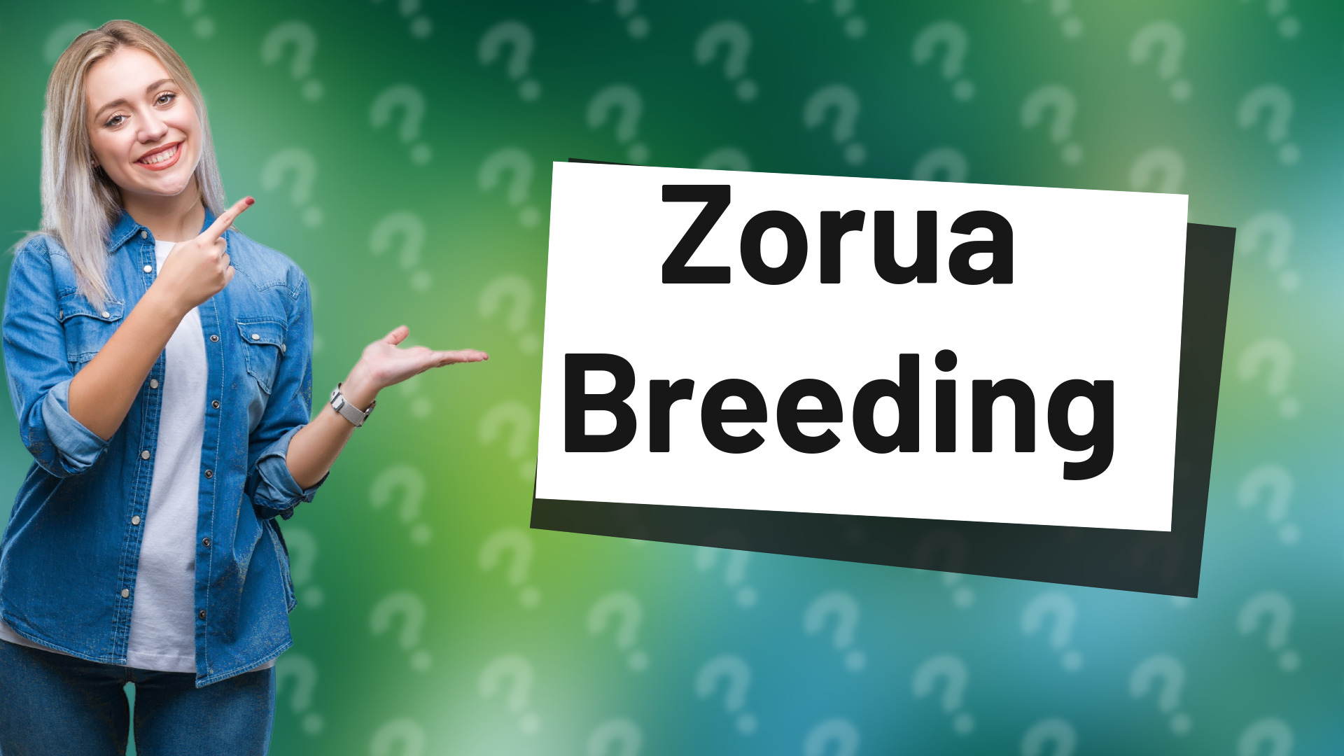 Zorua Breeding