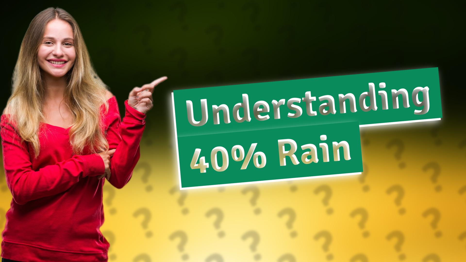 Understanding 40% Rain