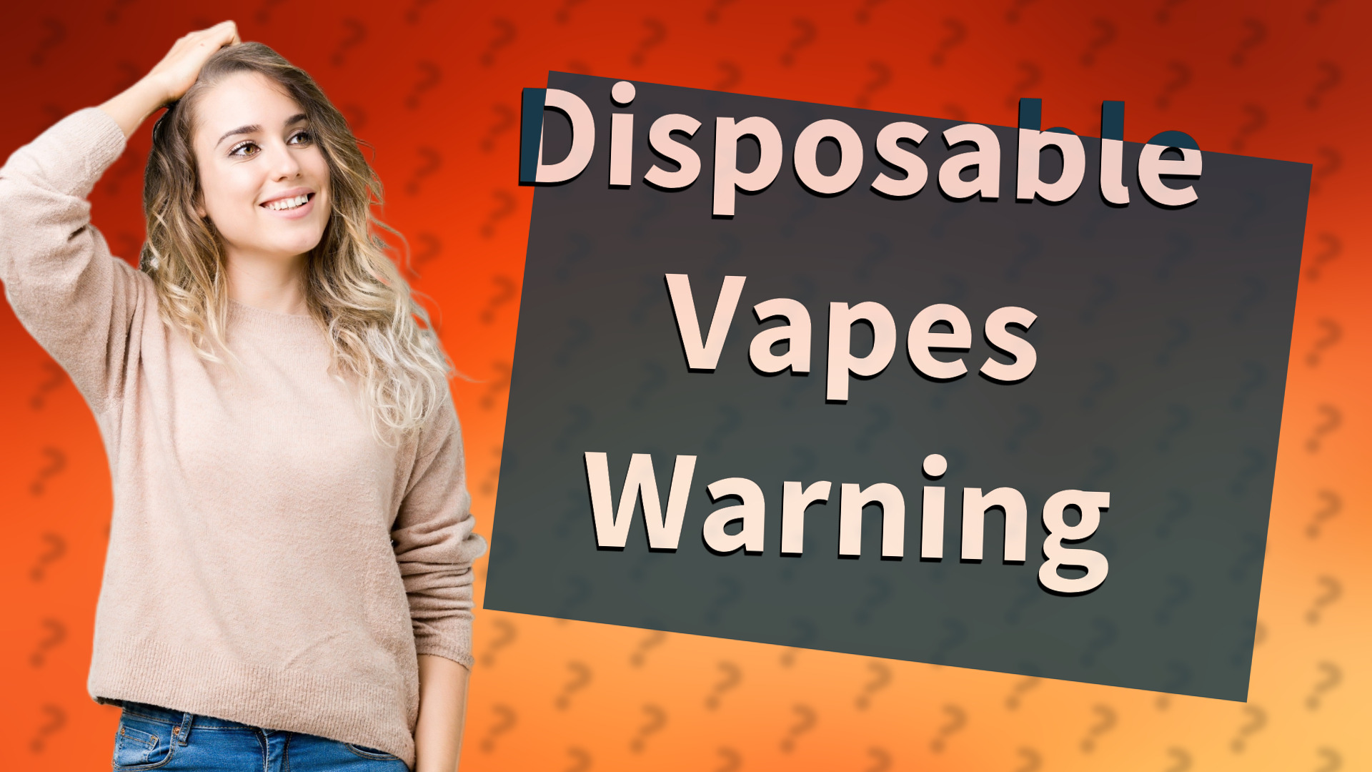 Disposable Vapes Warning