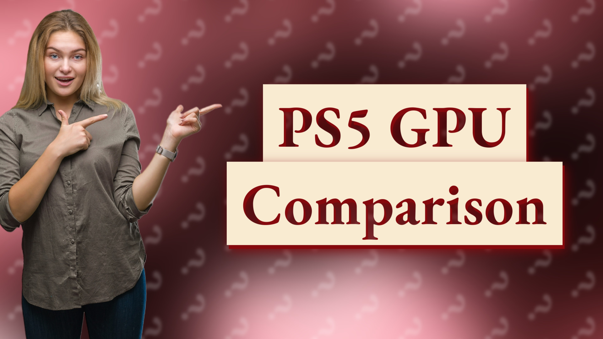 PS5 GPU Comparison
