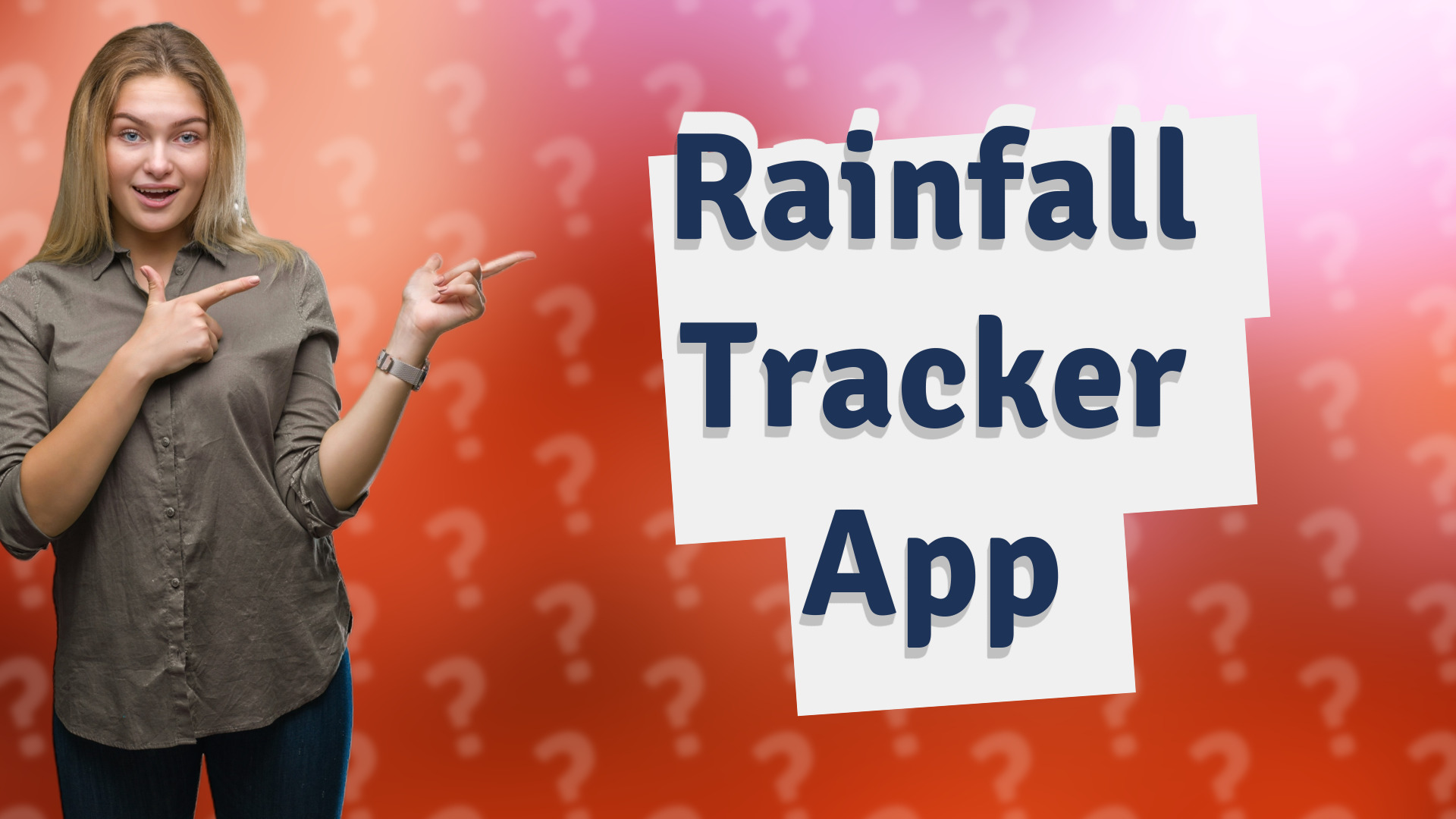 Rainfall Tracker App