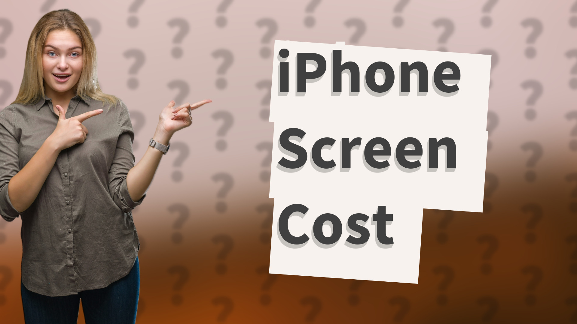 iPhone Screen Cost