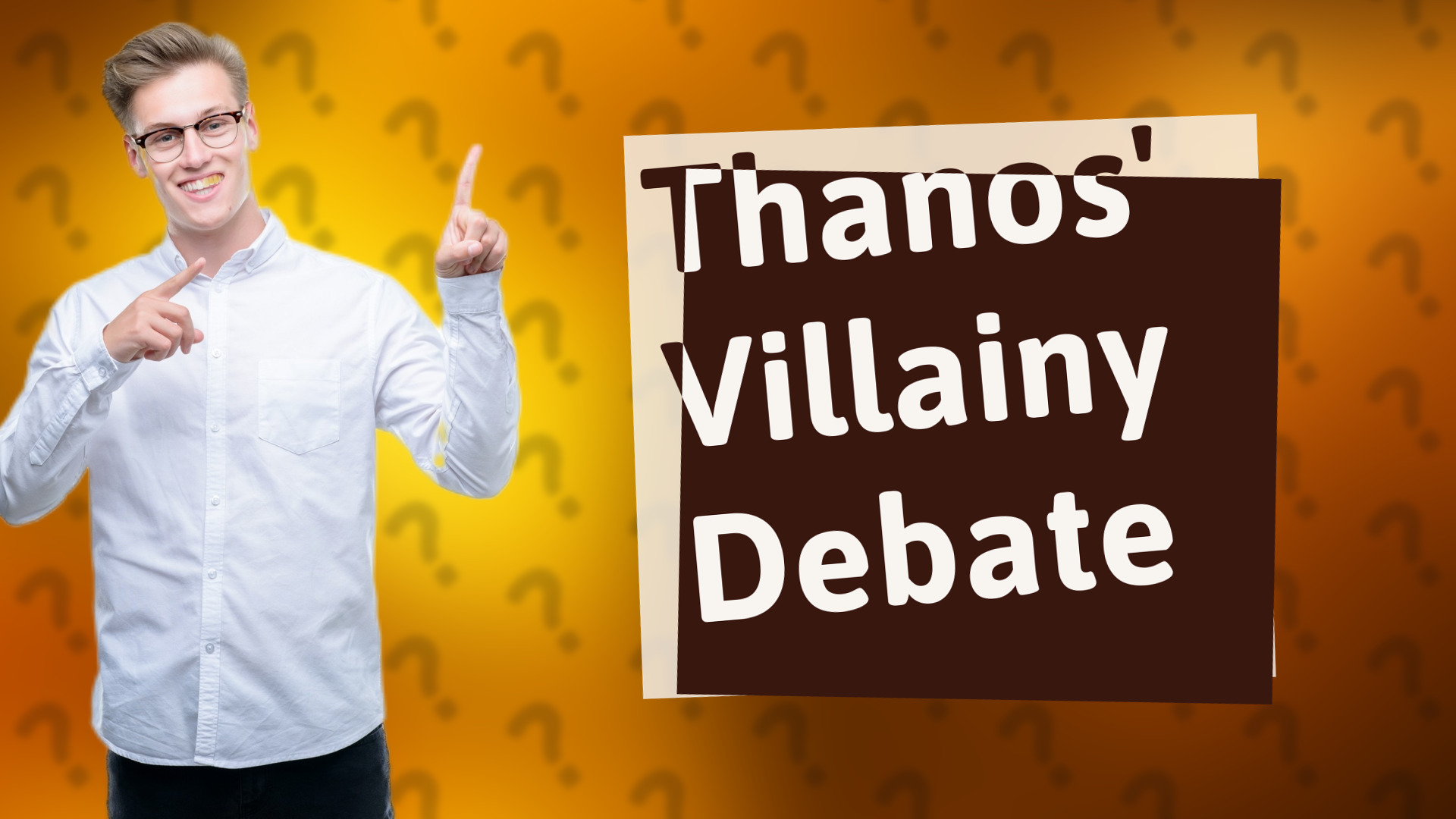 Thanos' Villainy Debate