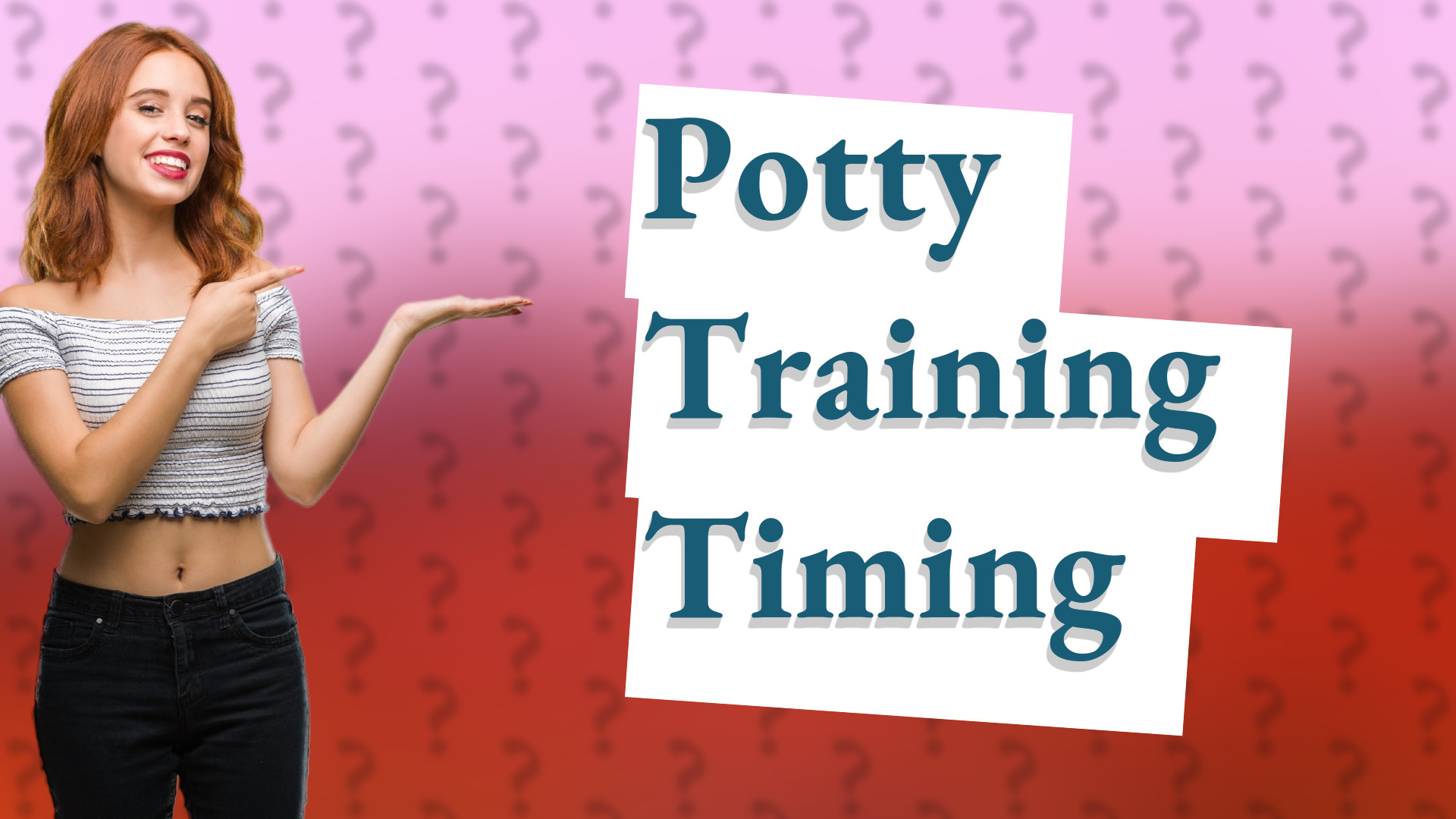 Potty Training Timing