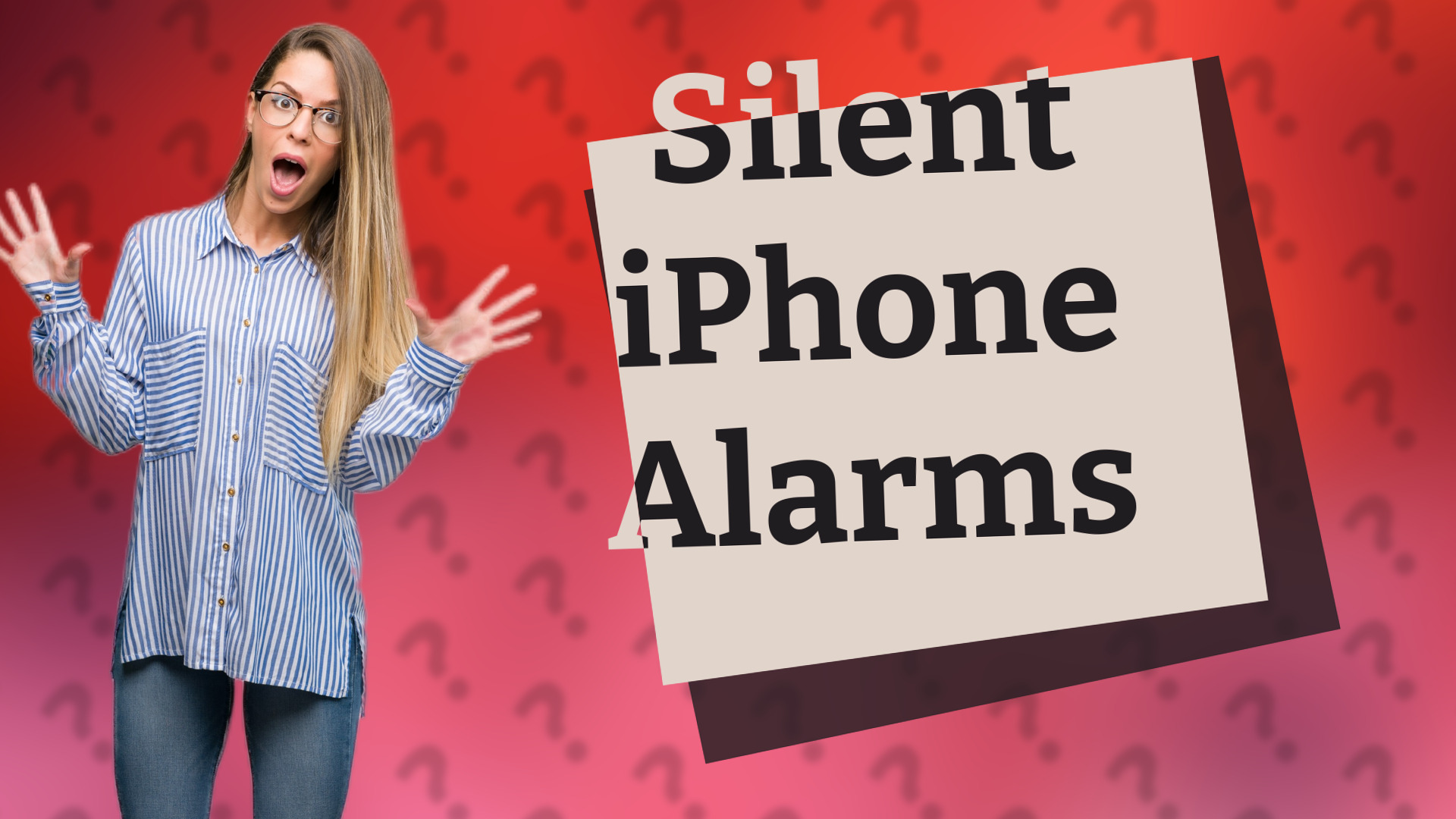 Silent iPhone Alarms