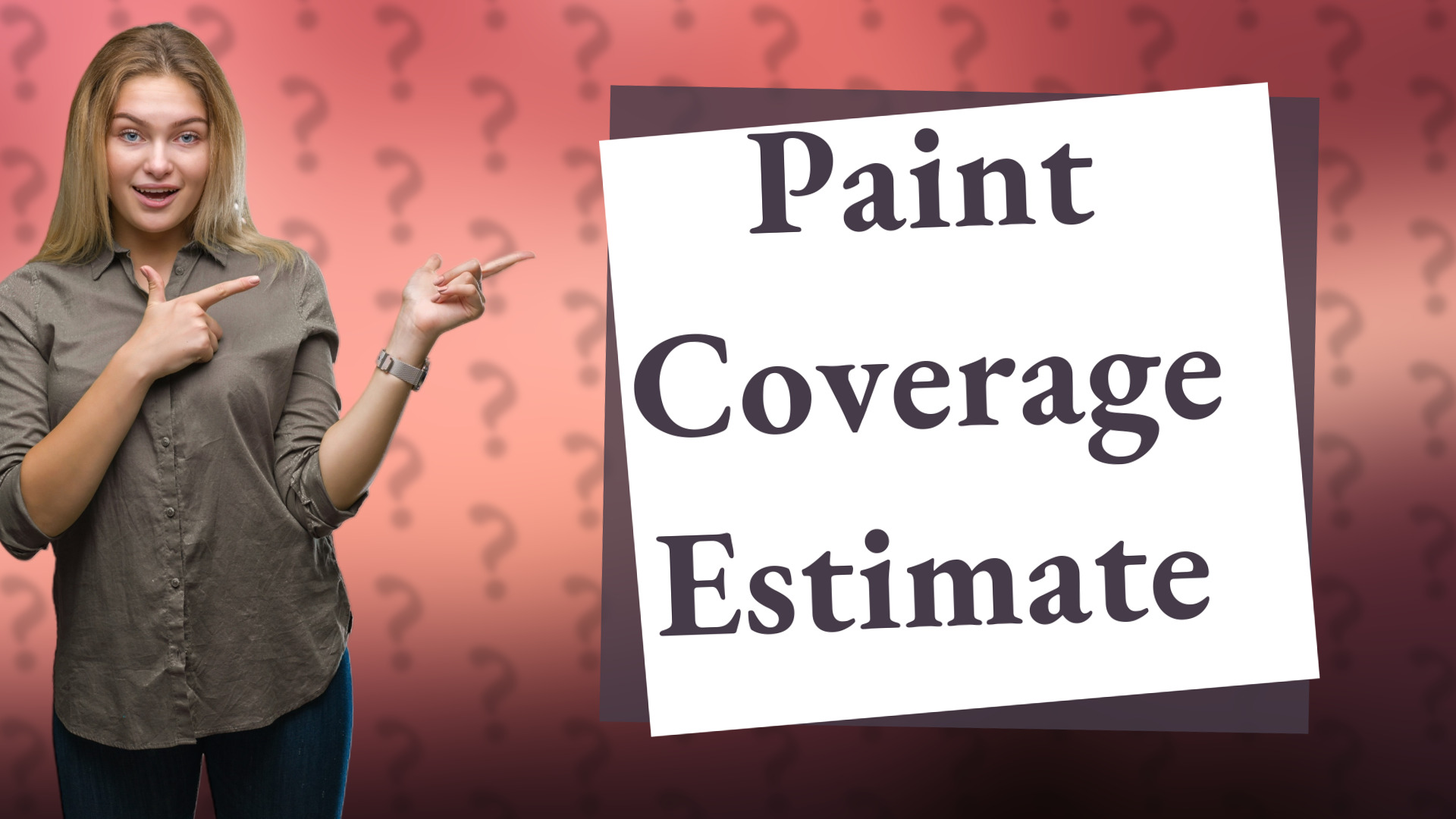 Paint Coverage Estimate