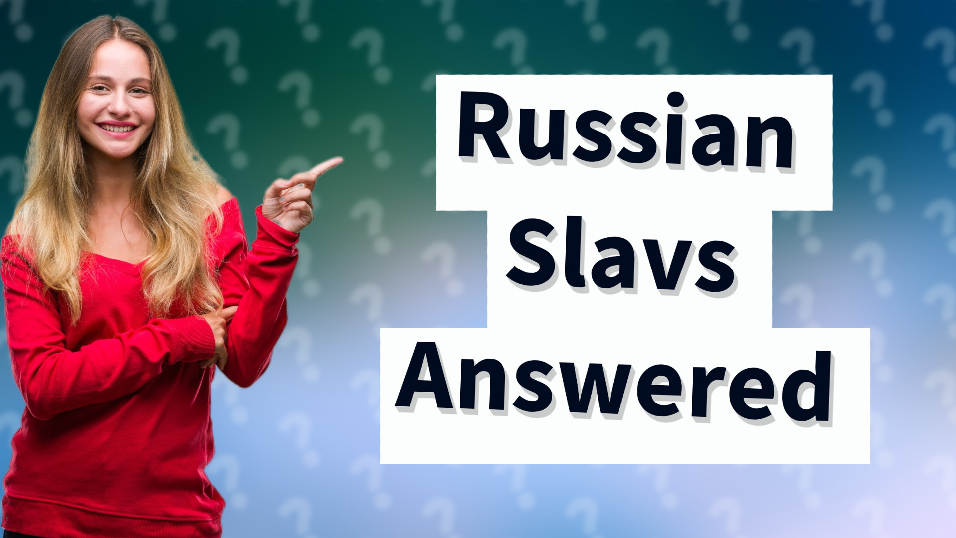 Russian Slavs Answered