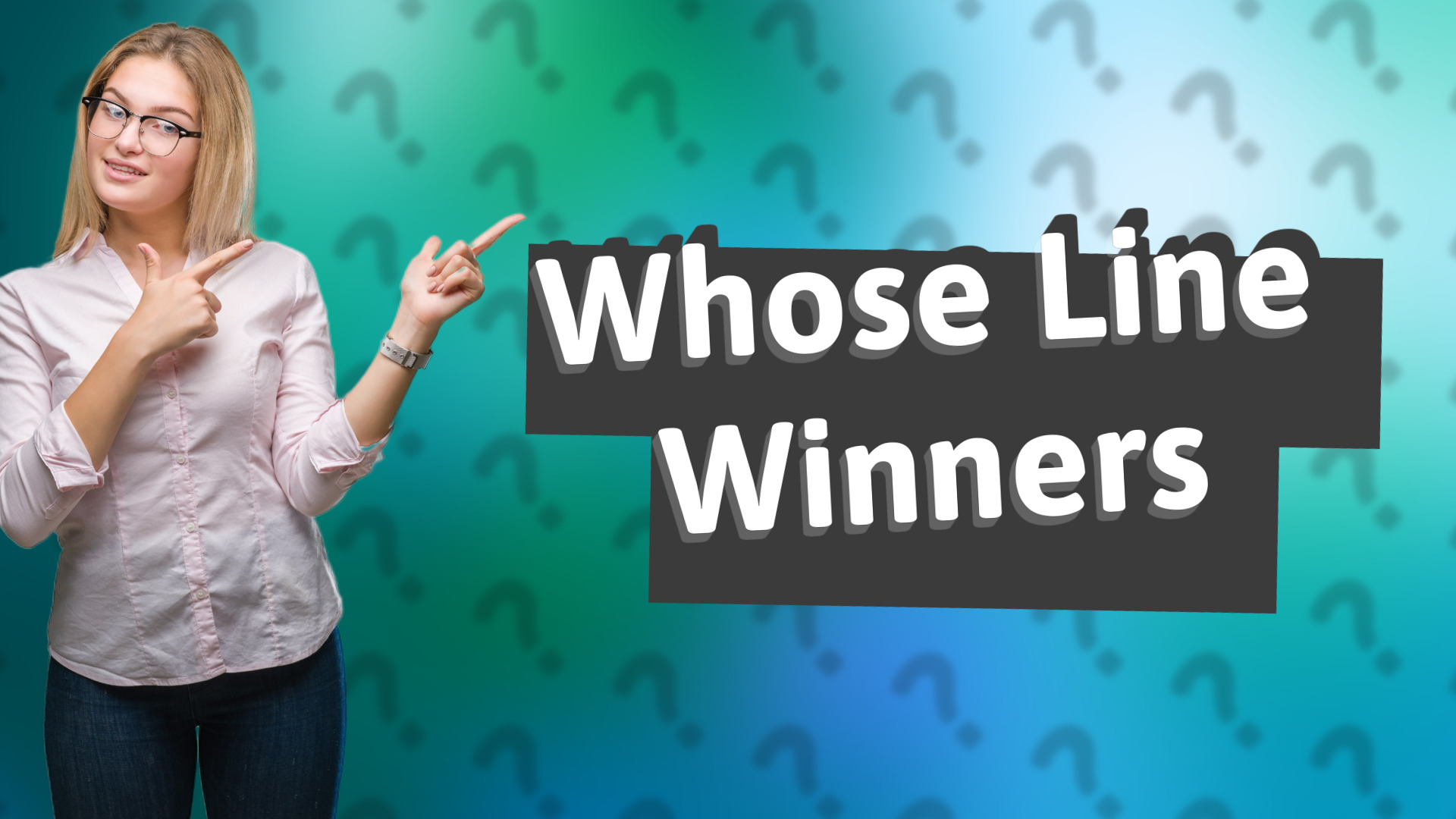 Whose Line Winners