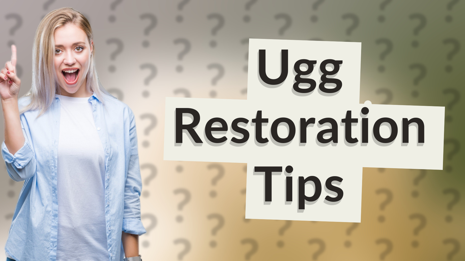 Ugg Restoration Tips
