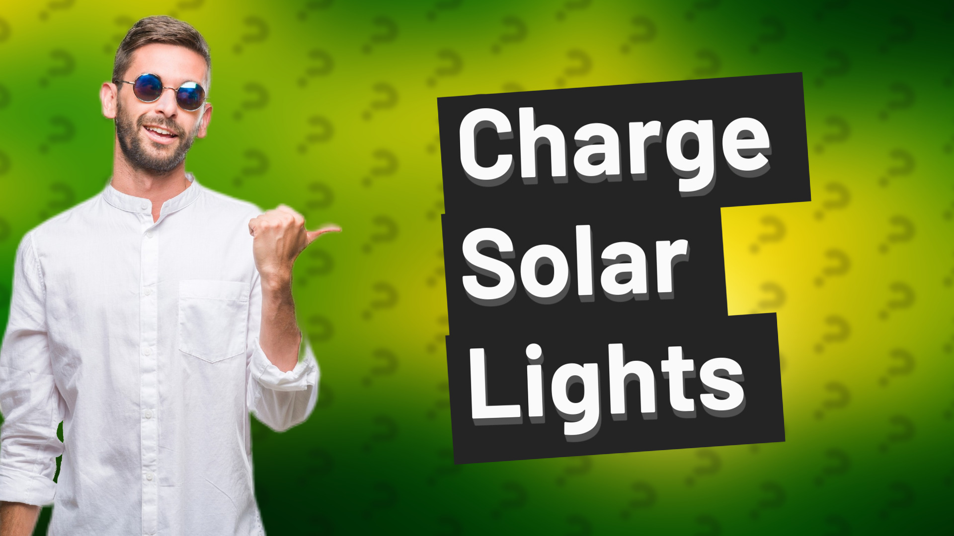 Charge Solar Lights