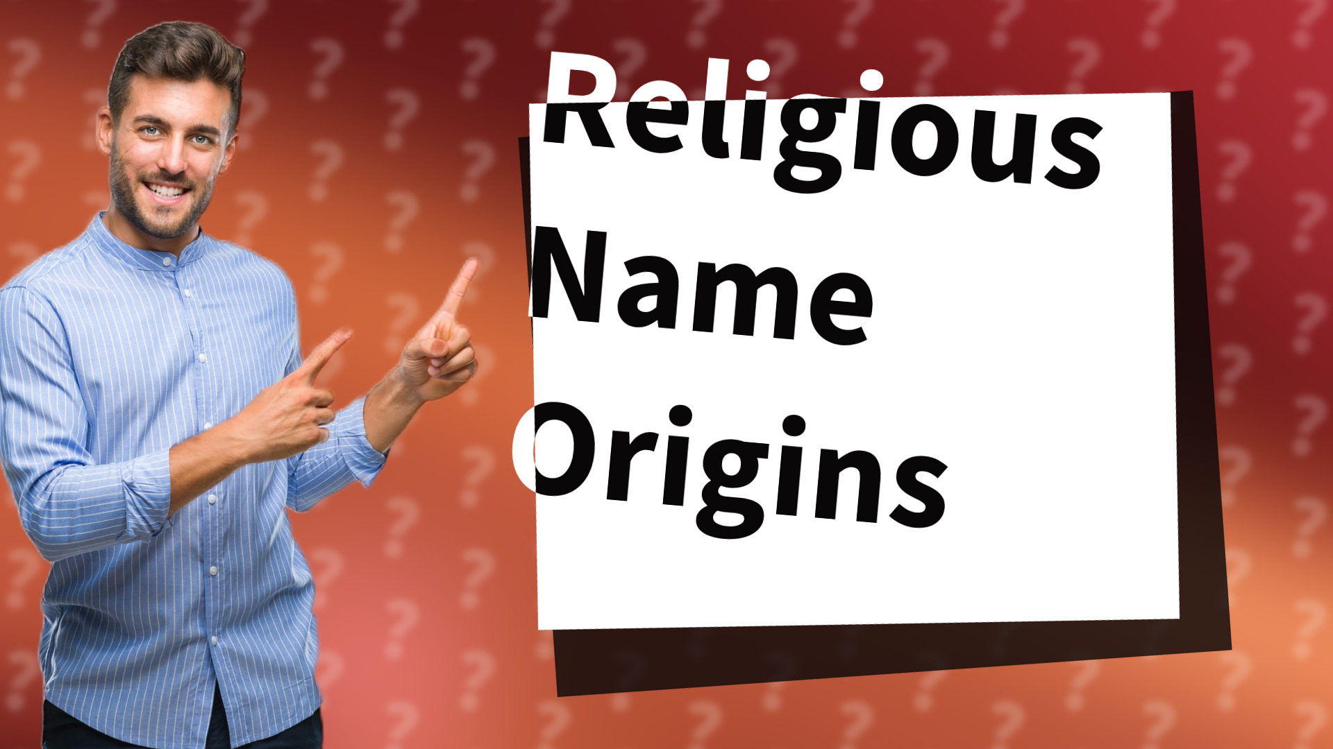 Religious Name Origins