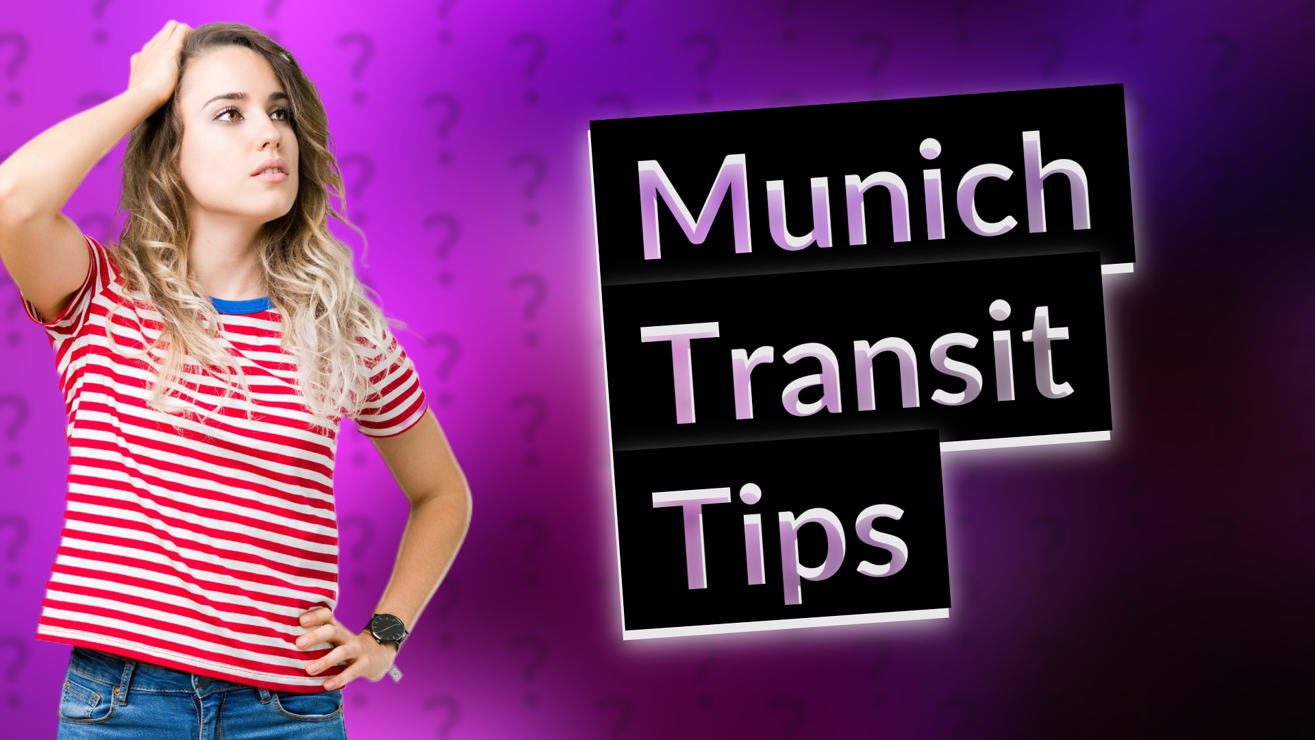 Munich Transit Tips