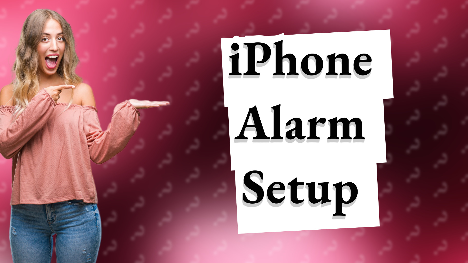 iPhone Alarm Setup