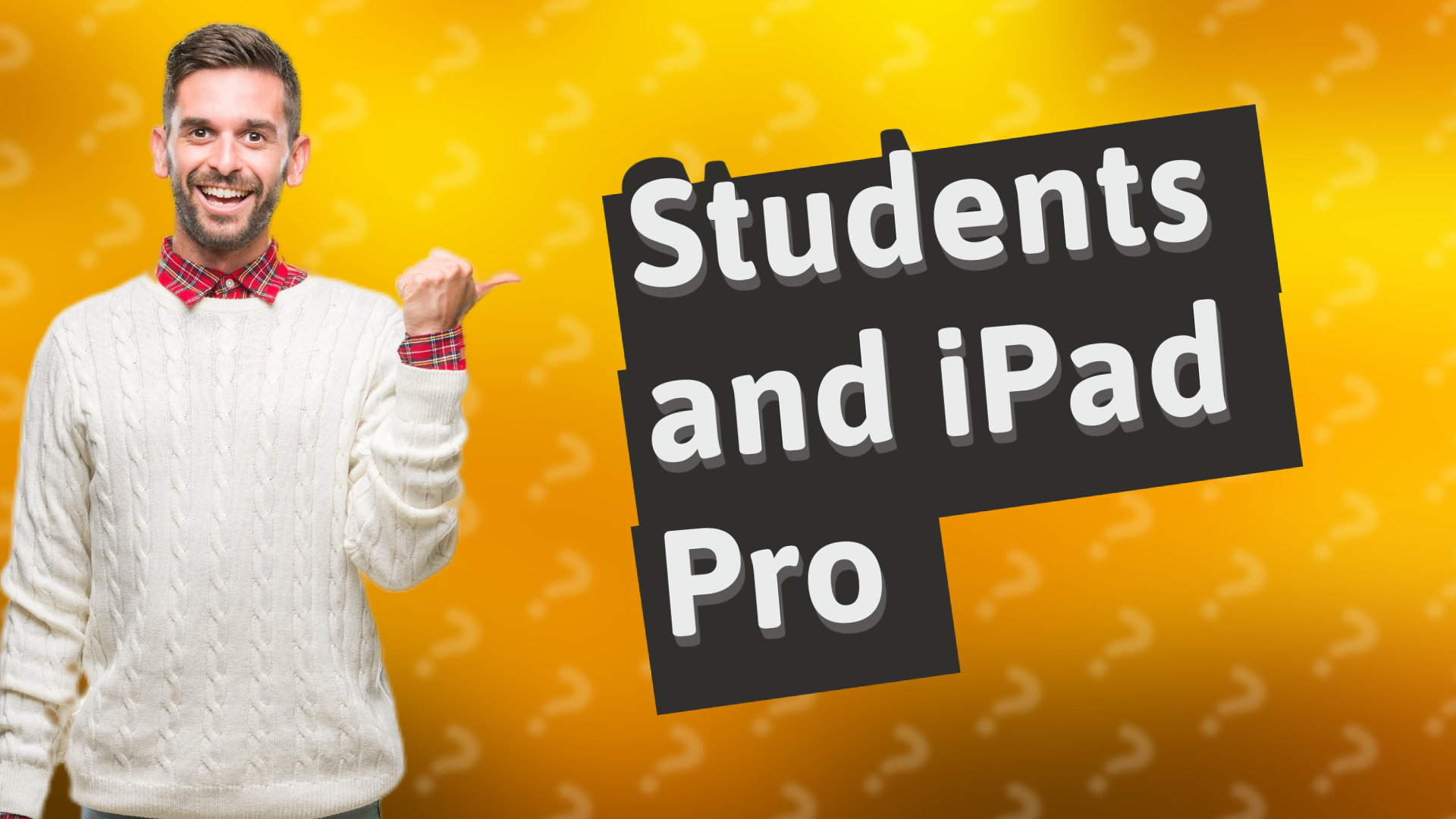 Students and iPad Pro