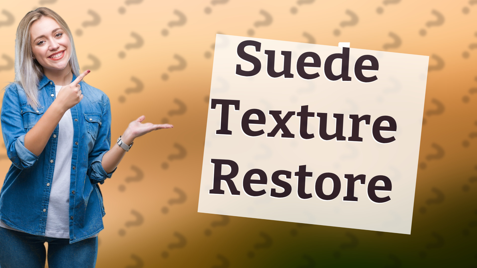 Suede Texture Restore