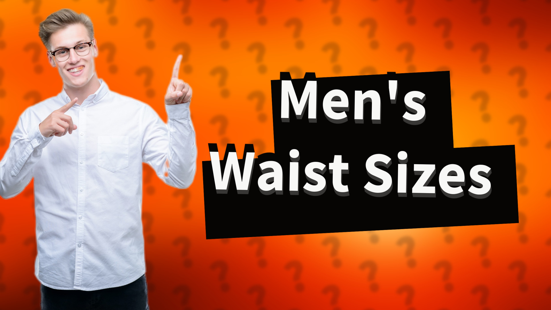 Men's Waist Sizes