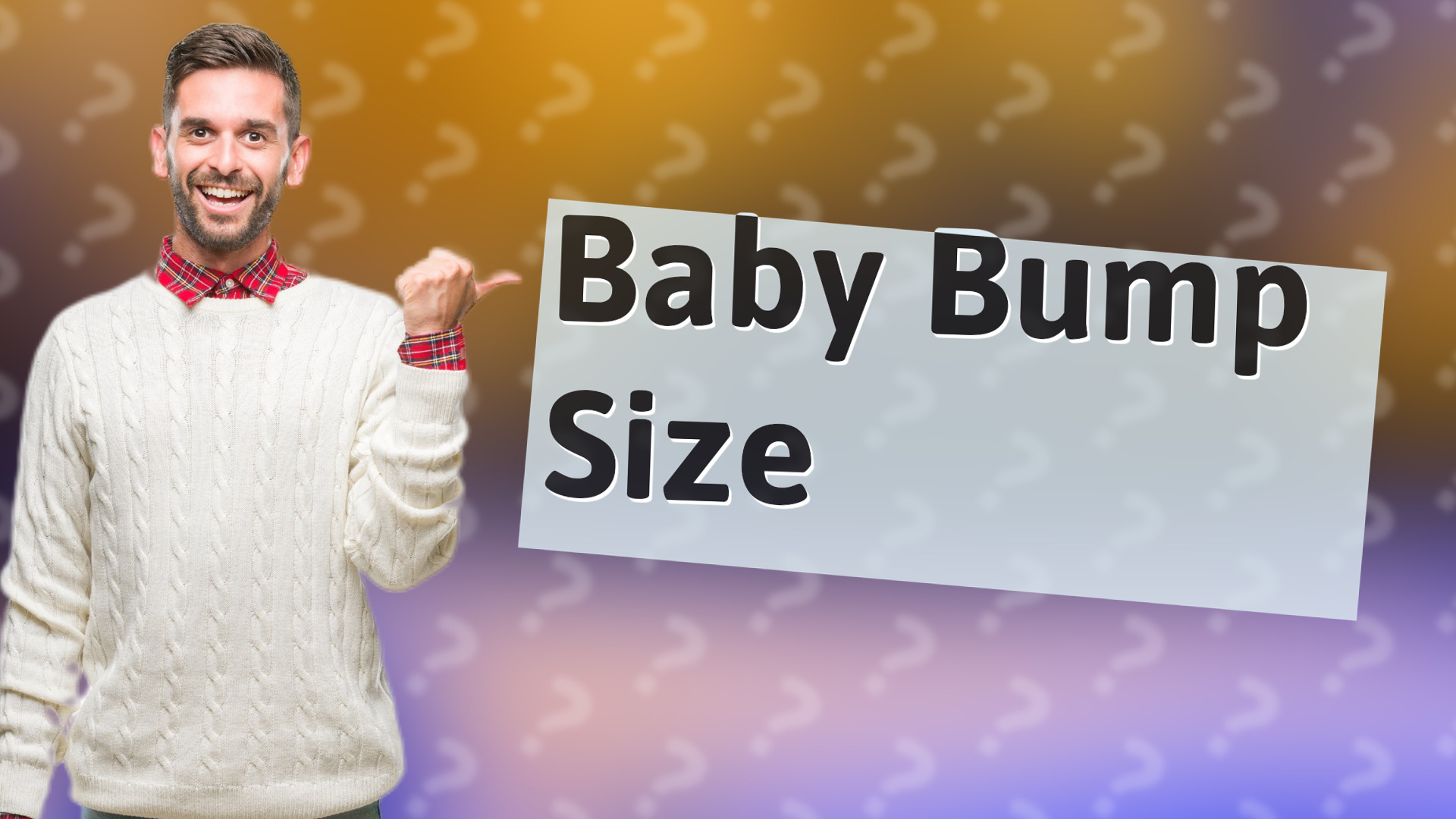 Baby Bump Size