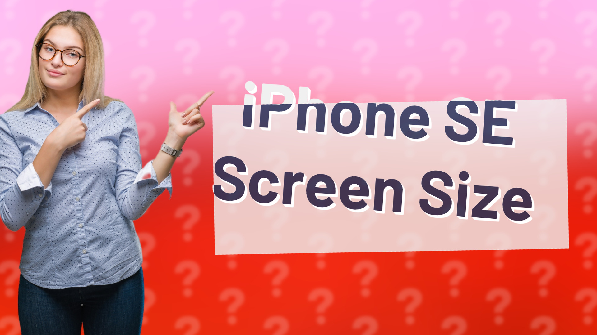 iPhone SE Screen Size