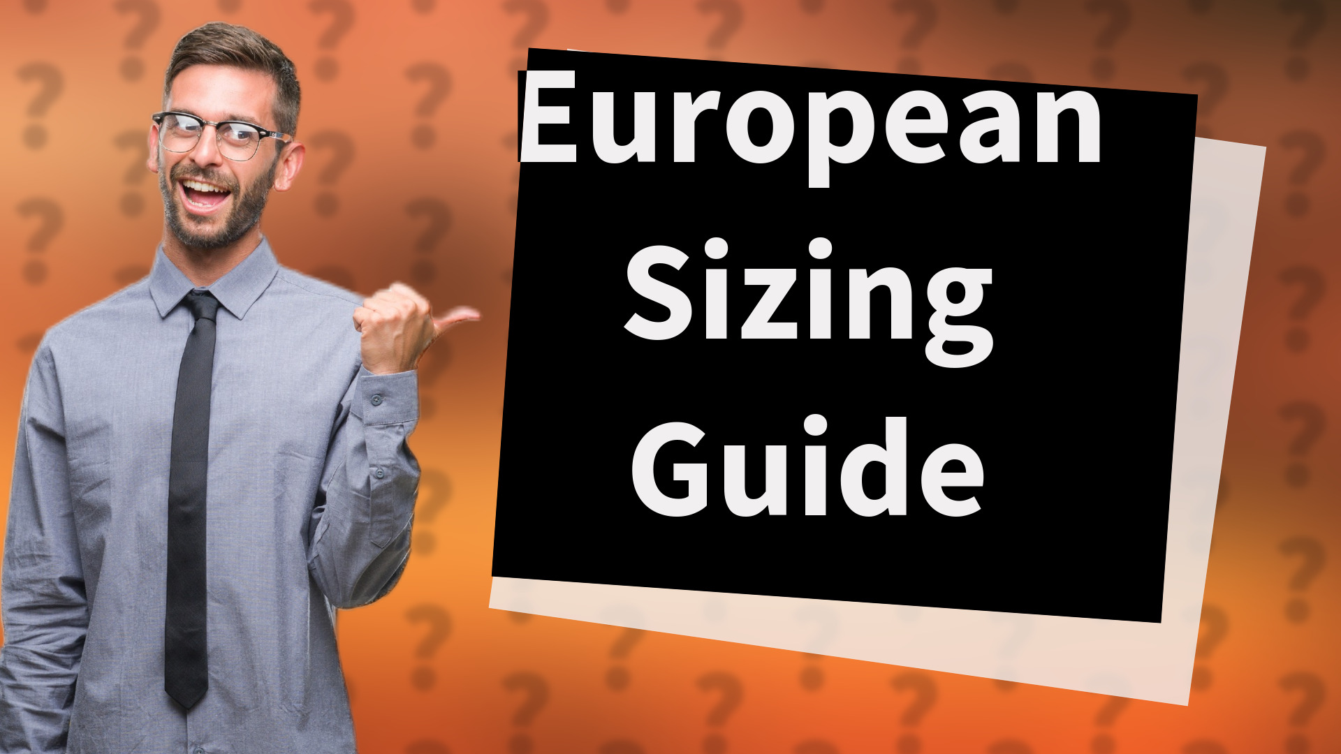 European Sizing Guide